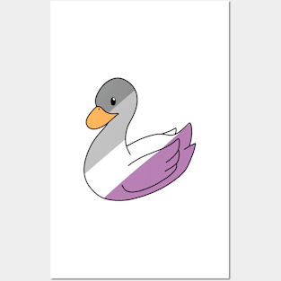 Pastel Asexual Duck Posters and Art